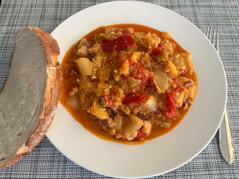 Lecho (Hungarian Pepper Stew)